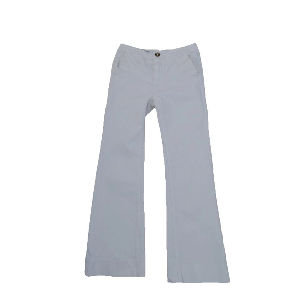 Anthropologie Pilcro and the Letterpress white high rise bootcut jeans size 27